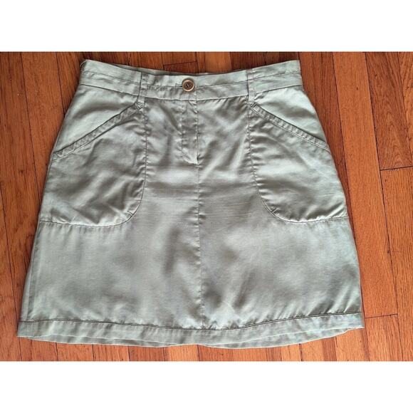 L’AGENCE Cargo Skirt 6 Neutral Olive | Ultra-Light Utility Y2K Safari Streetwear - Picture 11 of 12